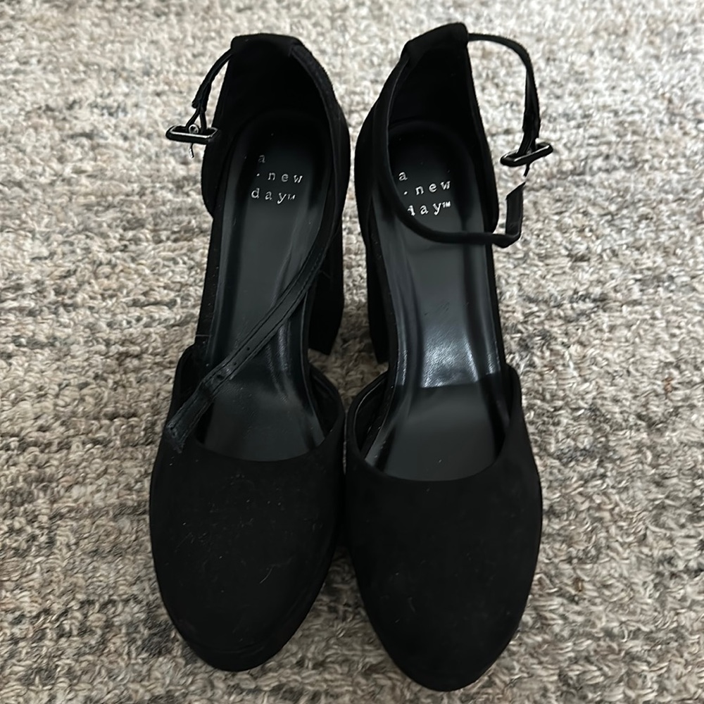 Target A New Day Black Noir Platform Pumps